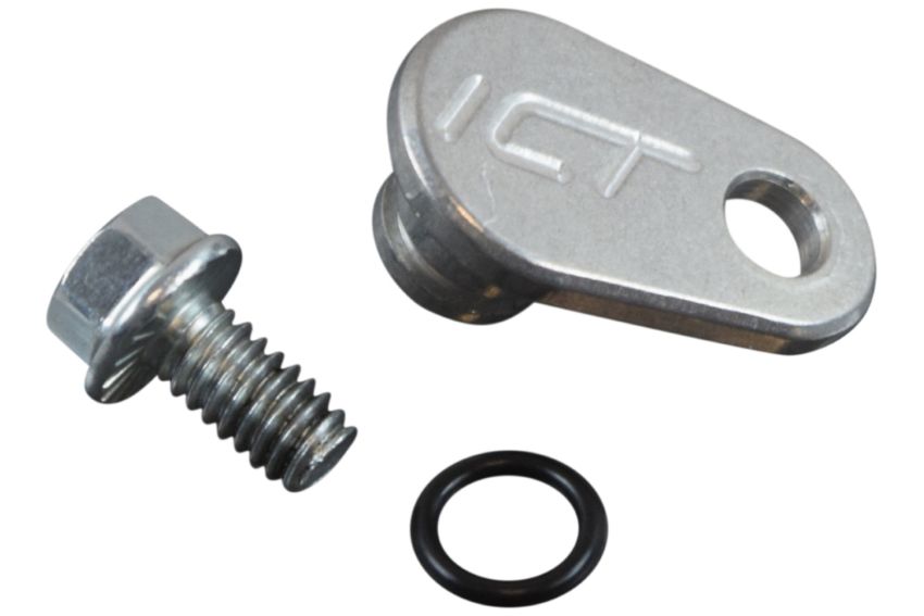 ICT BILLET ICT551916 TH350 Kick Down Cable Bl ock Off Plug Detent Cabl