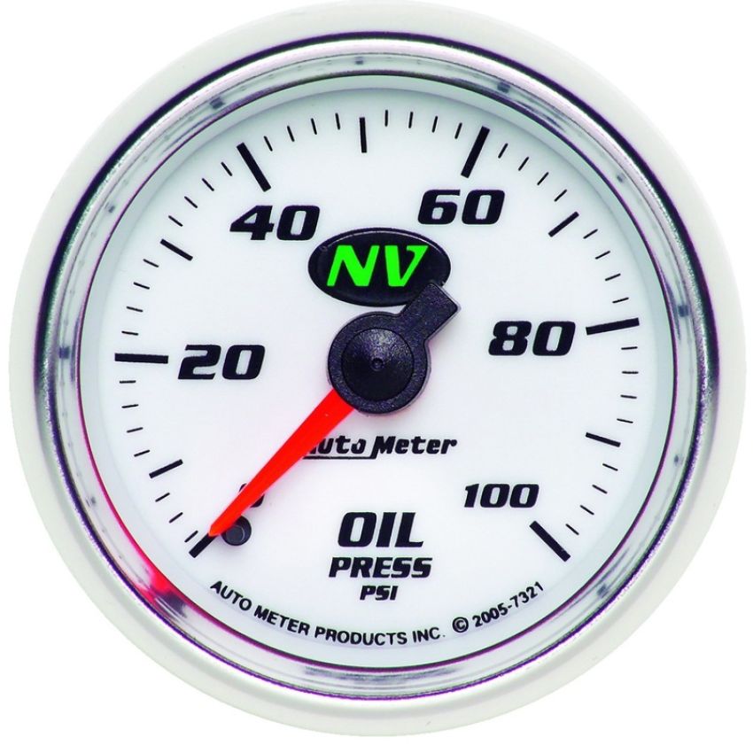 AutoMeter 7321 GAUGE, OIL PRESSURE, 2 1/16