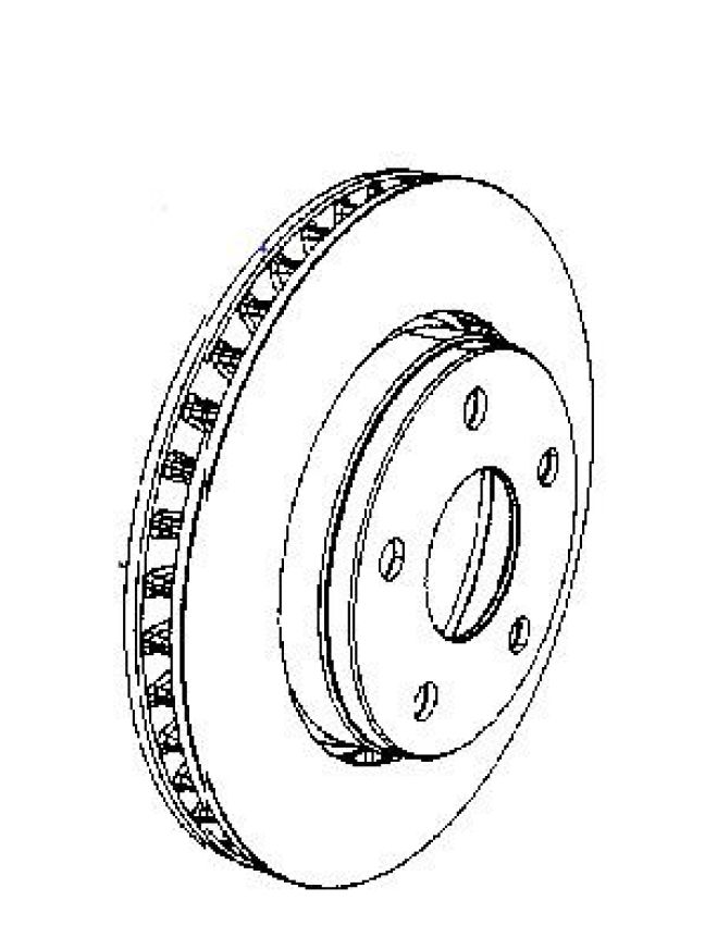 Mopar 52060137AB ROTOR, Brake