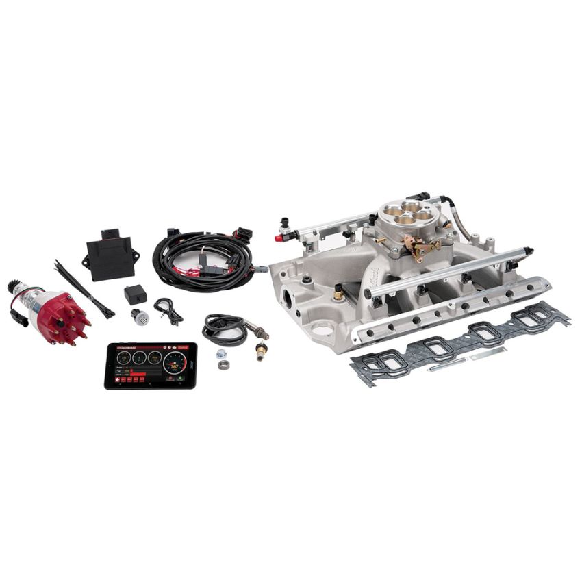 Edelbrock 35960 Pro Flo 4 EFI System Seq Port BB Ford 390-428ci 625 Max HP 35lb/hr Satin Finish