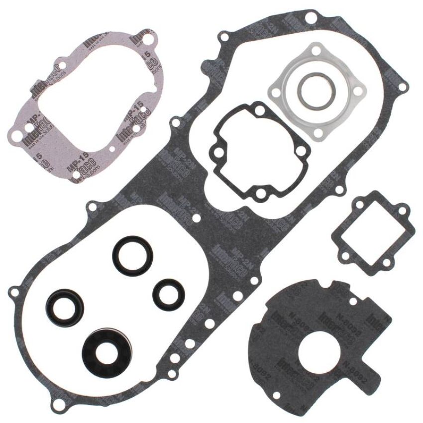 Vertex Pistons 811887 Vertex Gaskets 03-04 Polaris Predator 90 Complete Gasket Kit w/ Oil Seals