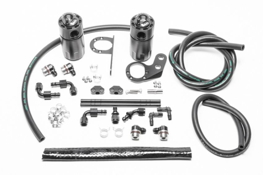 Radium Engineering 20-0826-FL DUAL CATCH CAN KIT, 2017+ CIVIC TYPE-R, FLUID LOCK
