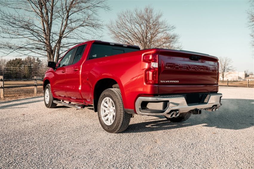 CORSA Performance 21201 Corsa 2019-2024 GMC Sierra 1500 Cat-Back Dual Rear Exit with Twin 4in Polished Pro-Series Tips