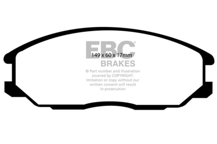 EBC Brakes DP31332C Redstuff Ceramic Low Dust Brake Pads