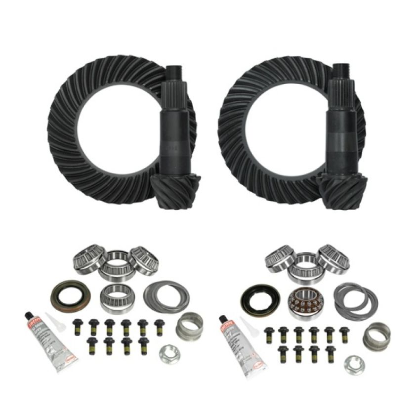 Yukon Gear & Axle YGK070 Yukon Gear & Install Kit Package For Jeep JL/JT Rubicon w/ D44 Front & Rear in a 5.38 Ratio
