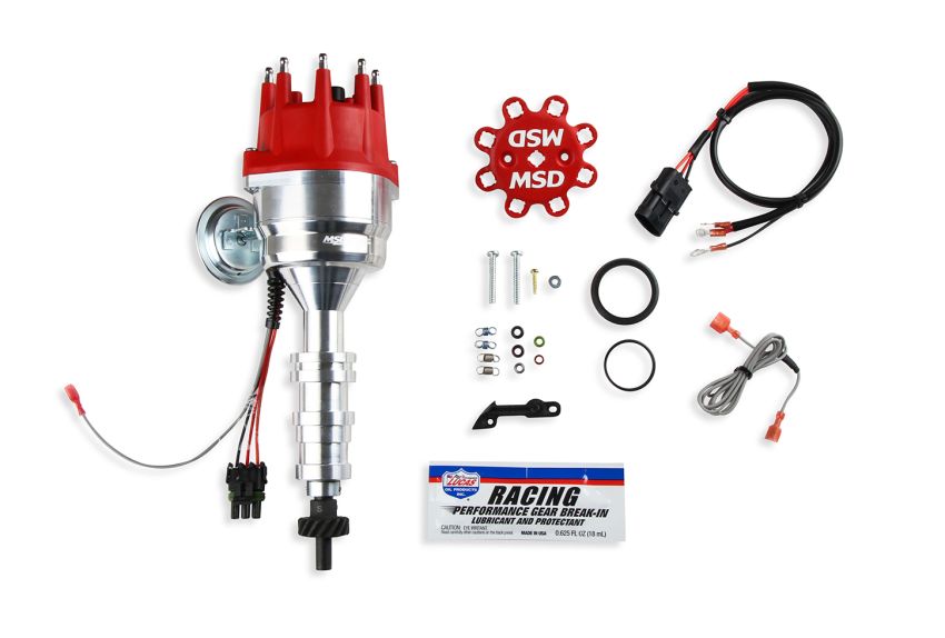 MSD IGNITION MSD85951 Billet Distributor BBF FE RTR w/Steel Gear