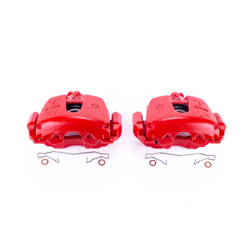 PowerStop S2942 Red Powder Coated Calipers