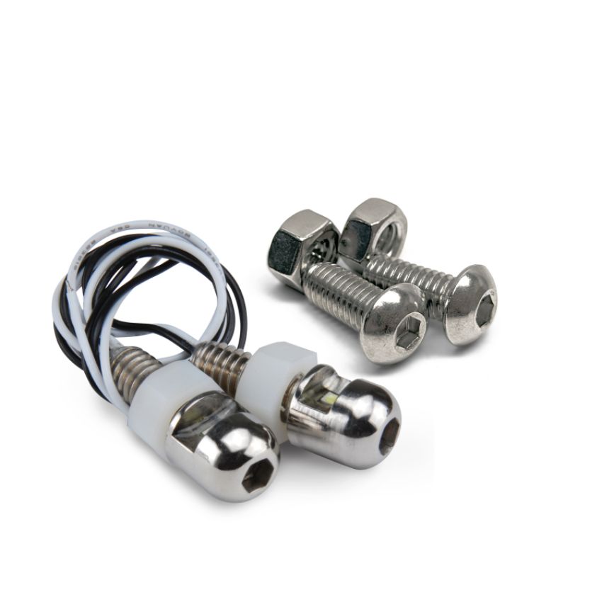 Design Engineering 30309 Lite'N Boltz Licenese Kit Polished 4pk