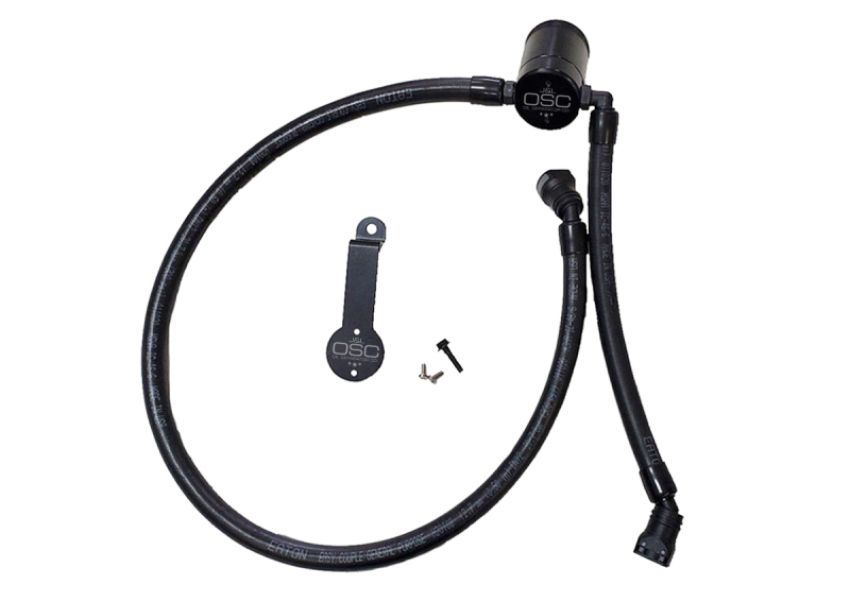 J&L 3069D-B J&L 18-25 Jeep Wrangler JL 3.6L Driver Side Oil Separator 3.0 - Black Anodized