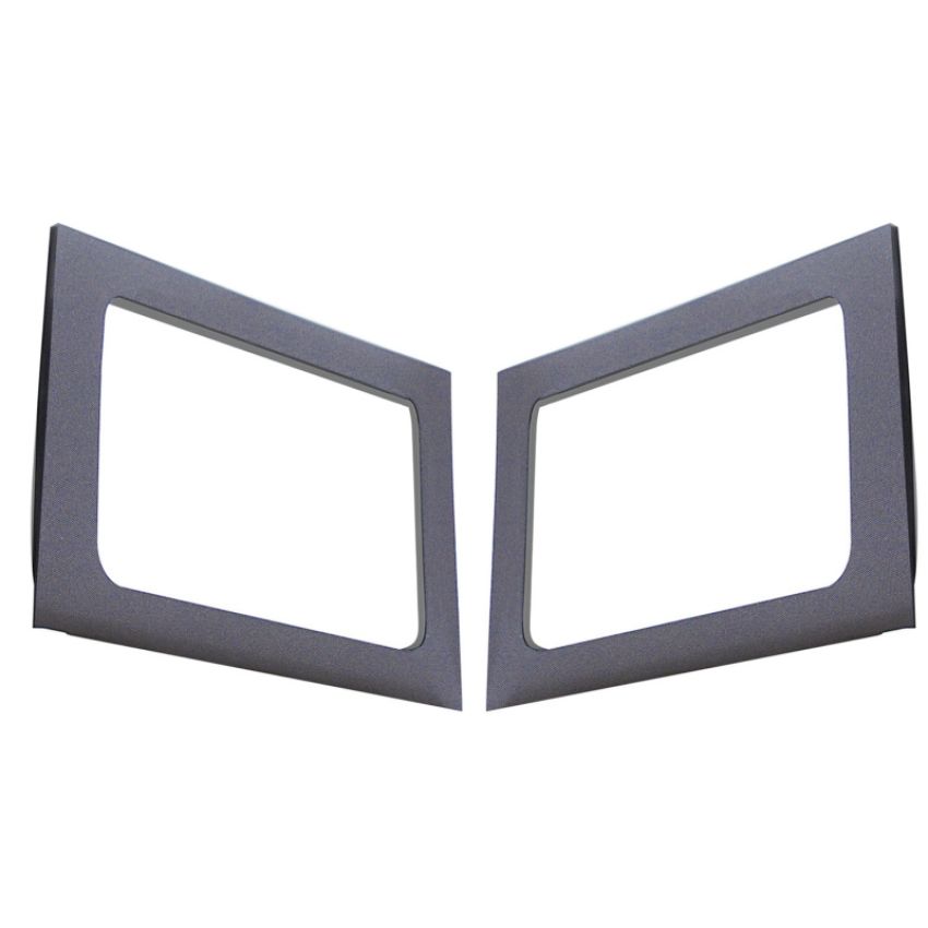 Design Engineering 50150 Rear Side Window Kit Jeep Wrangler JK 2011-2018 4 Door Gray