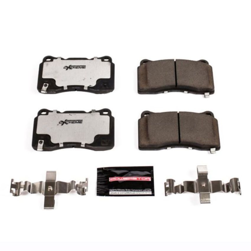 PowerStop Z26-1836 PowerStop - Z26 Performance Carbon-Fiber Ceramic Brake Pads with Hardware Kit