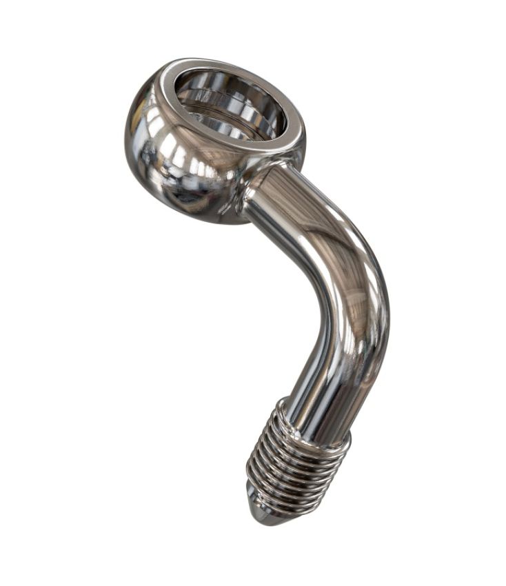 Goodridge PB599-03-04C 90 Deg Banjo Adaptor for 7/16 Bolt
