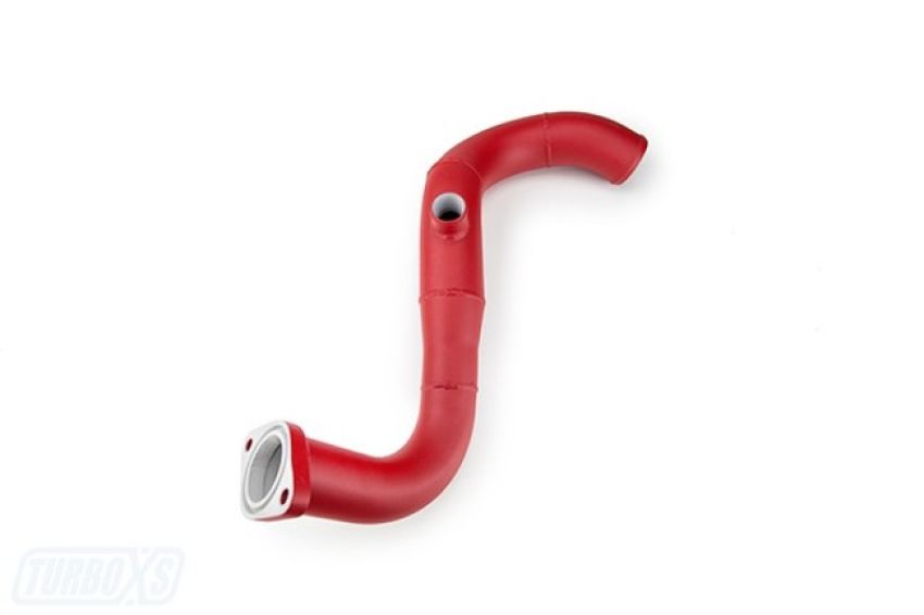 Turbo XS W15-FMIC-RED FMIC for 15-16 Subaru WRX - Wrinkle Red Pipes