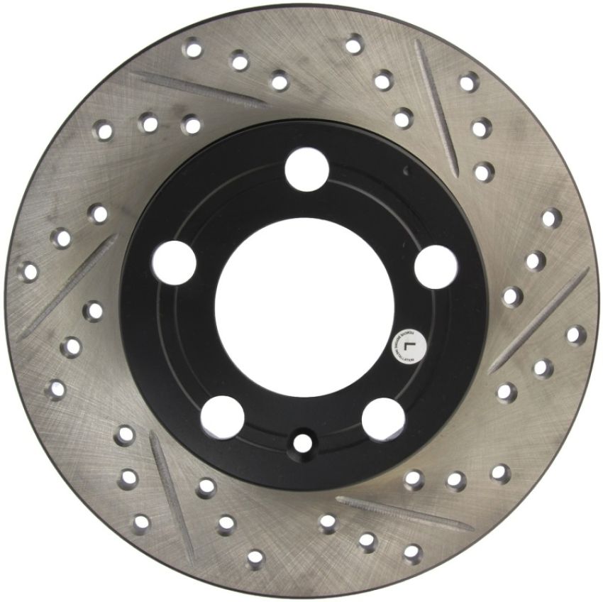 Stoptech 127.33057L Slotted & Drilled Sport Brake Rotor