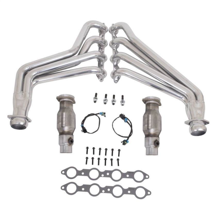 BBK Performance Parts 40210 2010-15 CAMARO 6.2 SS 1-3/4 LONG TUBE HEADERS W/CATS (POLISHED SILVER CERAMIC)