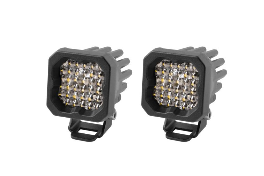 Diode Dynamics DD6461P Stage Series C1 LED Pod Pro - White Flood Standard RBL (Pair)