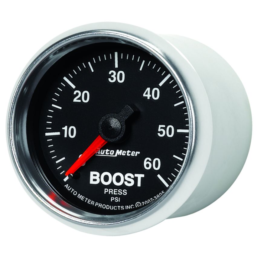 AutoMeter 3805 GAUGE, BOOST, 2 1/16