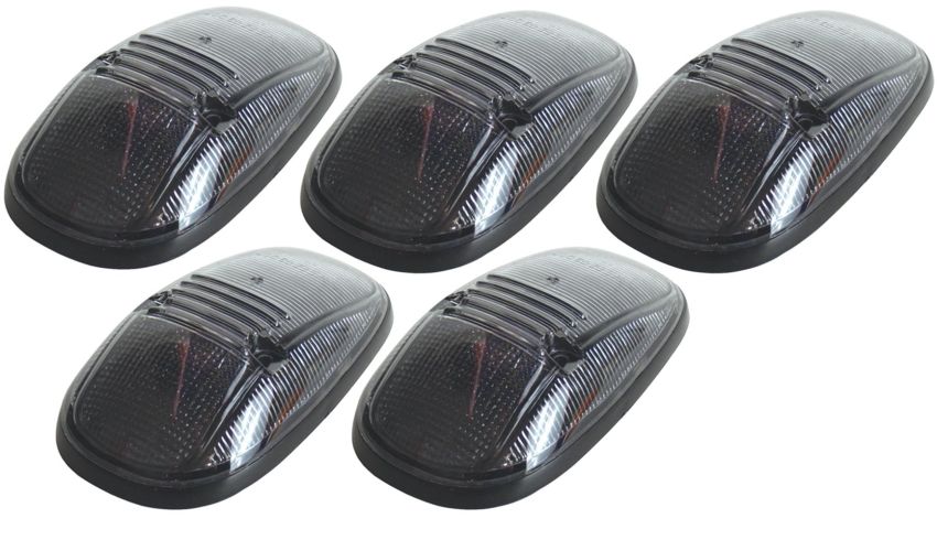 Pacer Performance 20-244S Smoke Hi-5 Cab Roof Light Kit, 99-02 Dodge Style