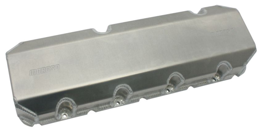 Moroso 68463 Dart Big Chief II (w/11 & 14 Degree Heads) Valve Cover w/Billet Rail - 3.5in - Aluminum