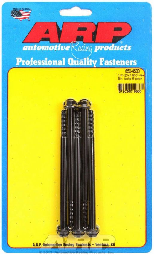 ARP ARP650-4500 Bolt Kit - 6pt 5pk 1/4-20 x 4.500