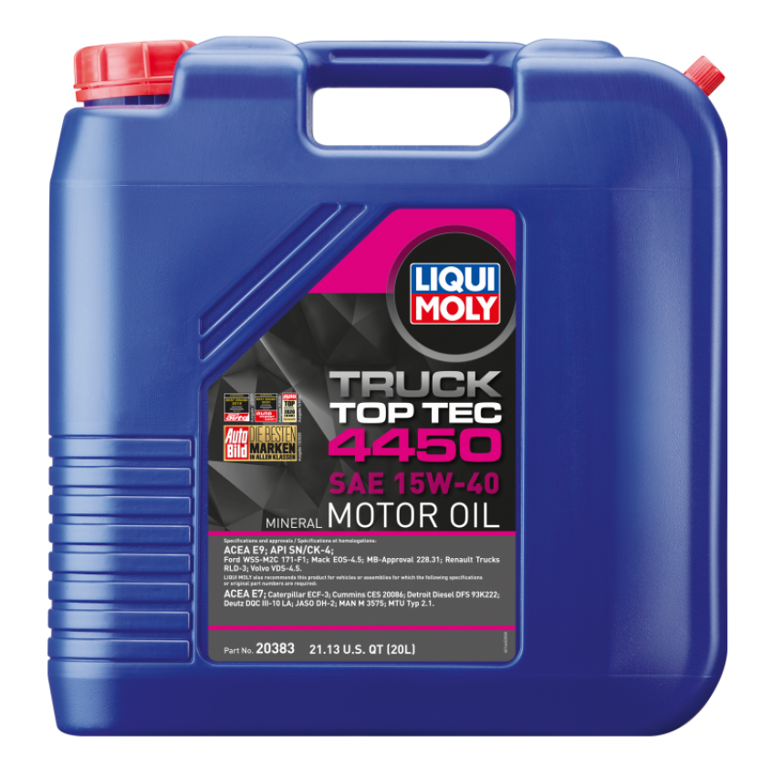 LIQUI MOLY 20383 Top Tec Truck 4450 SAE 15W-40