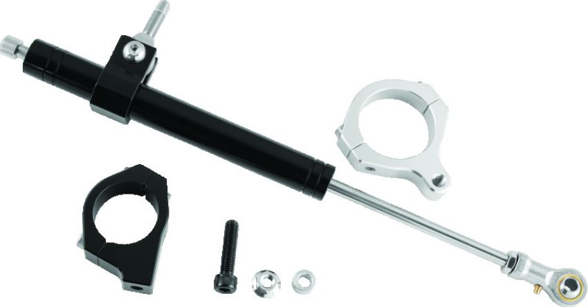 TwinPower 601802 Twin Power 06-17 FXD Black Steering Damper Kit
