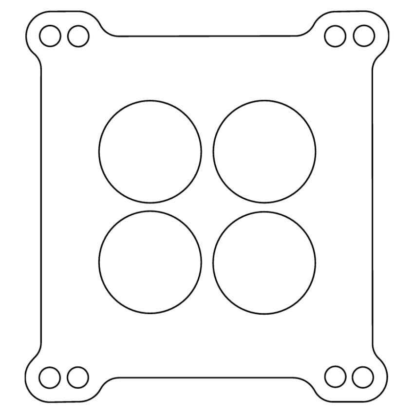 Cometic Gasket C15181 Cometic Carter AFB Holley 4 Barrel .039in Fiber Carburetor Gasket - 4-Hole - Double Drilled