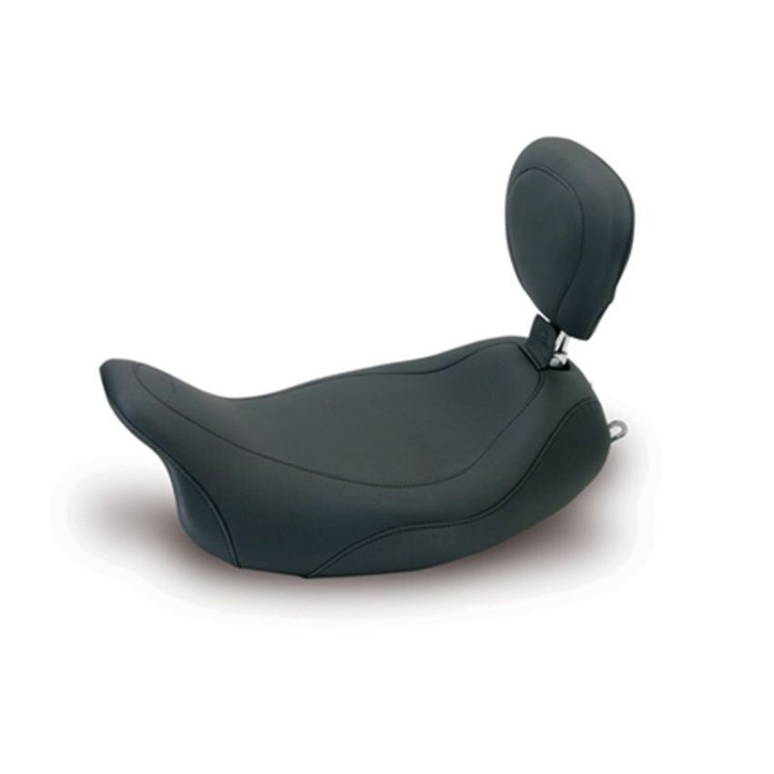 Mustang Motorcycle 79719 Mustang 08-21 Harley Electra Glide Std, Rd Glide, Rd King, Str Glide Touring Solo Seat -Black