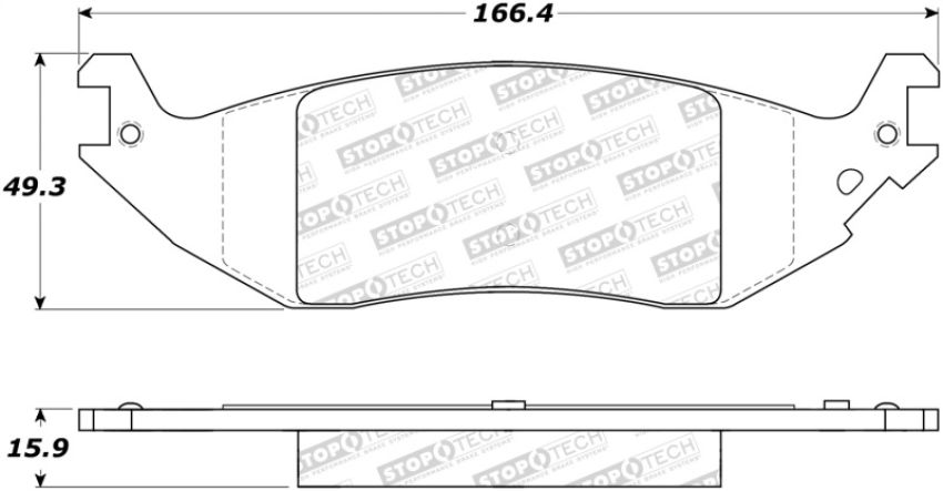 Stoptech 308.10460 Street Brake Pads
