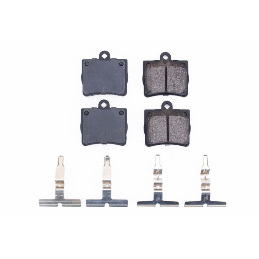 PowerStop 17-739 PowerStop - Z17 Low-Dust Ceramic Brake Pads with Hardware