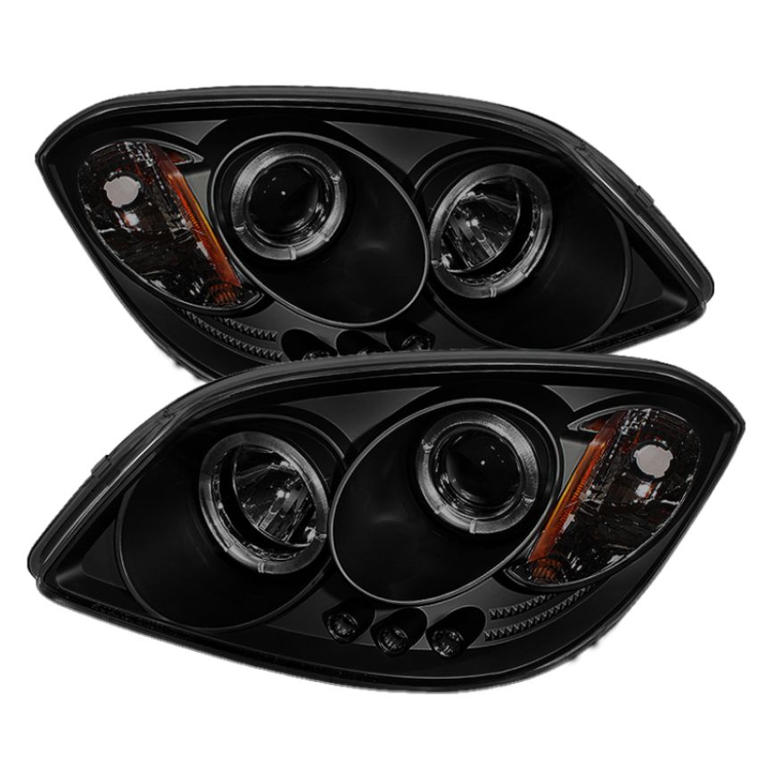 SPYDER 5078285 Projector Headlights - LED Halo - Black Smoke