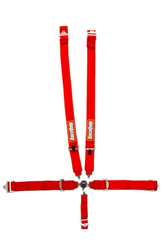 RACEQUIP RQP741011 5pt Harness Camlock  SFI Sportsman Red