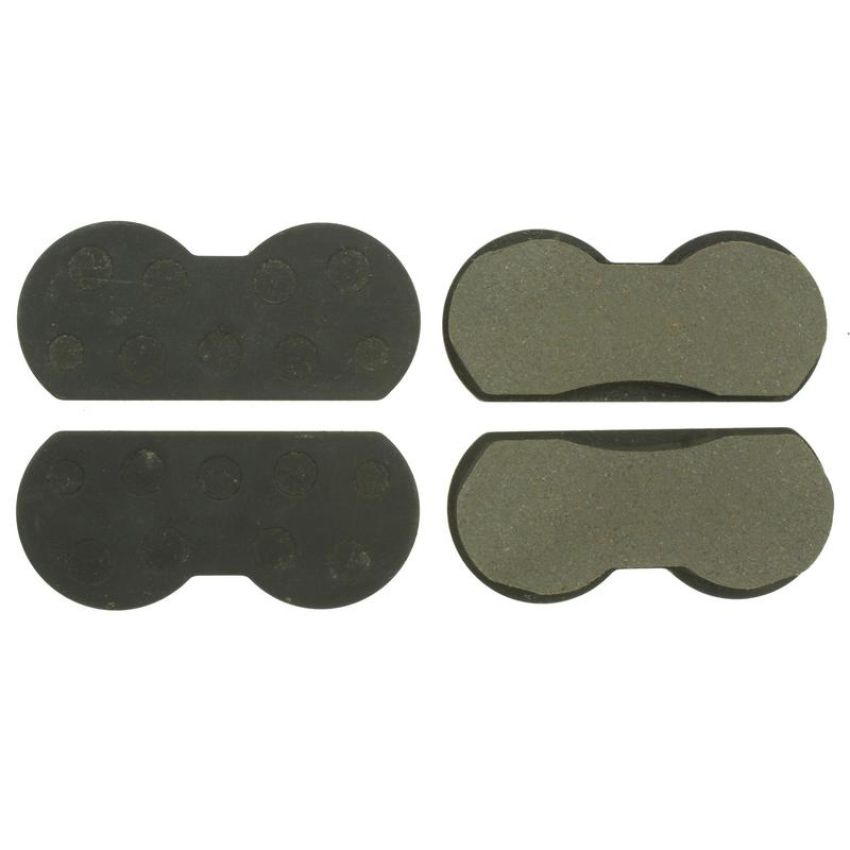 CENTRIC PARTS 102.00190 C-Tek Semi-Metallic Brake Pads with Shims
