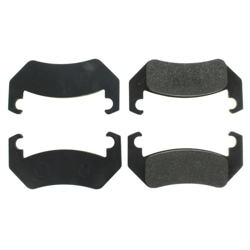 CENTRIC PARTS 102.00380 C-Tek Semi-Metallic Brake Pads with Shims