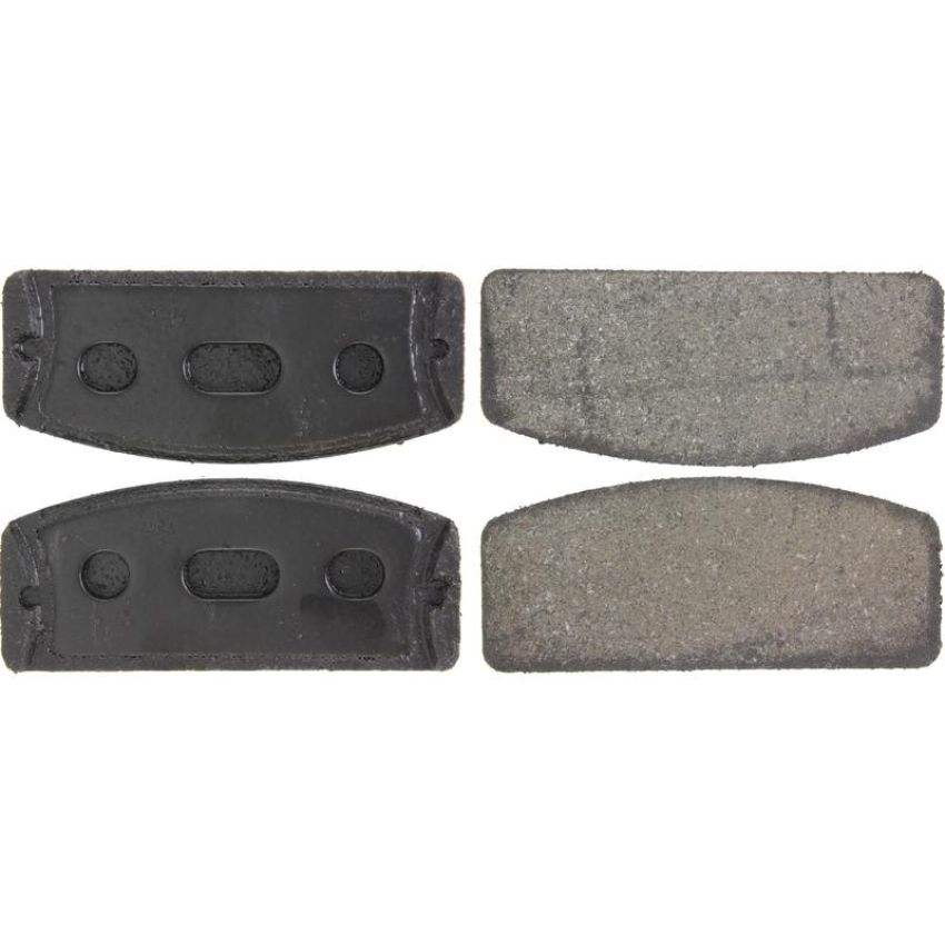 CENTRIC PARTS 102.00460 C-Tek Semi-Metallic Brake Pads with Shims
