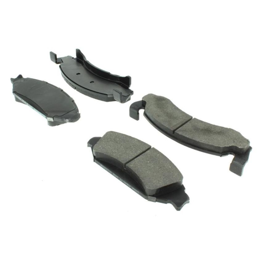 CENTRIC PARTS 102.00500 C-Tek Semi-Metallic Brake Pads with Shims
