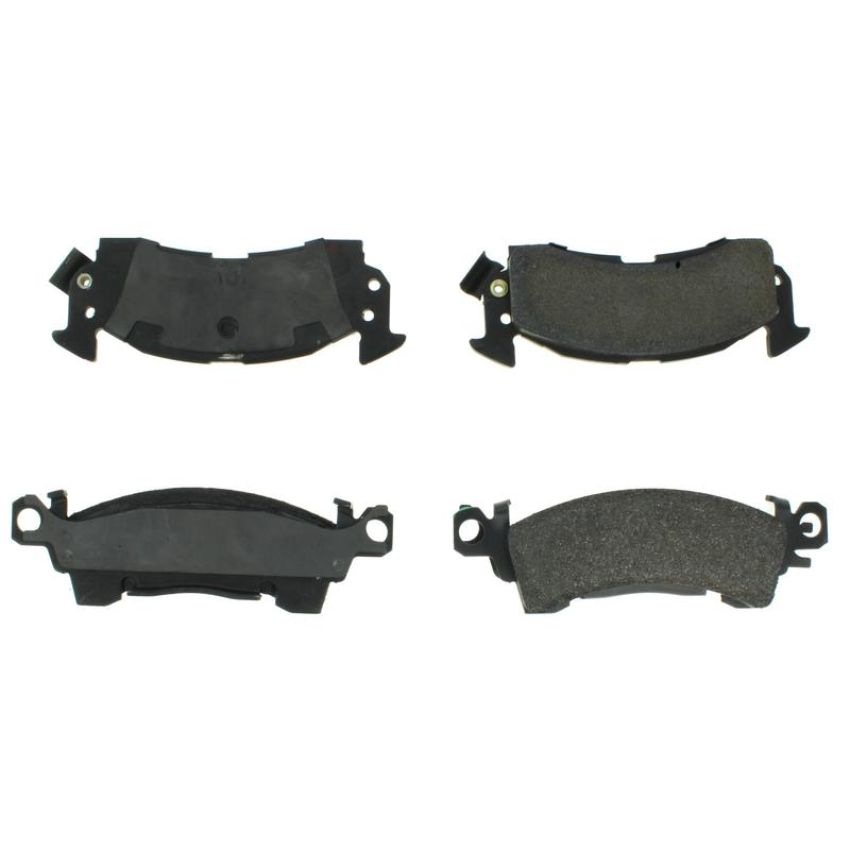 CENTRIC PARTS 102.00520 C-Tek Semi-Metallic Brake Pads with Shims