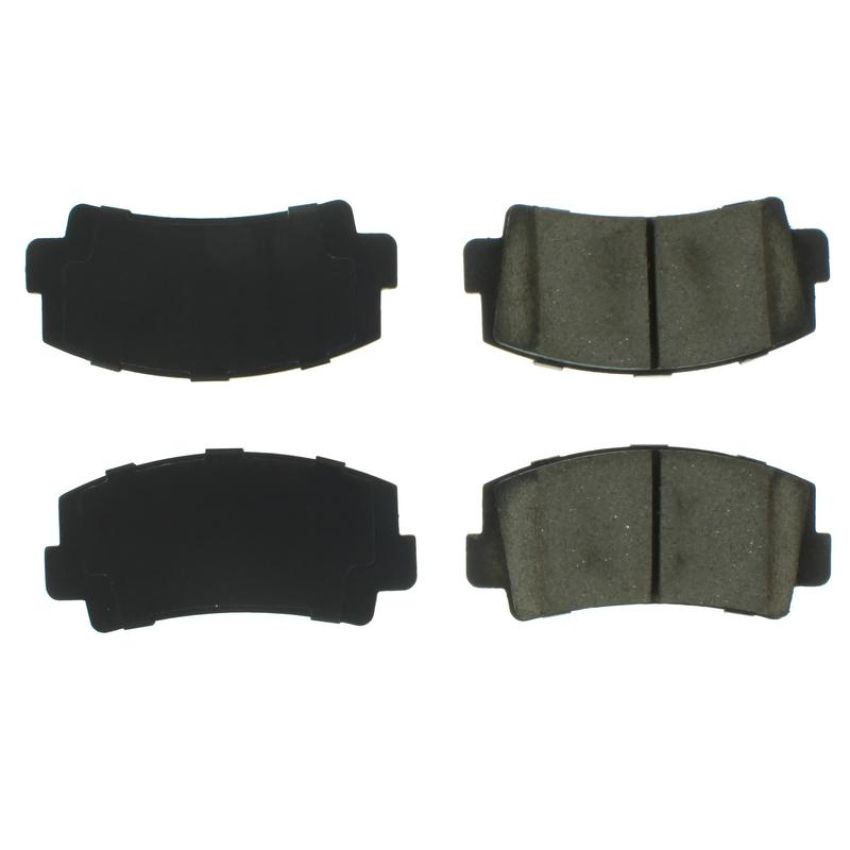 CENTRIC PARTS 102.00760 C-Tek Semi-Metallic Brake Pads with Shims