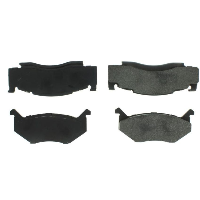 CENTRIC PARTS 102.00840 C-Tek Semi-Metallic Brake Pads with Shims
