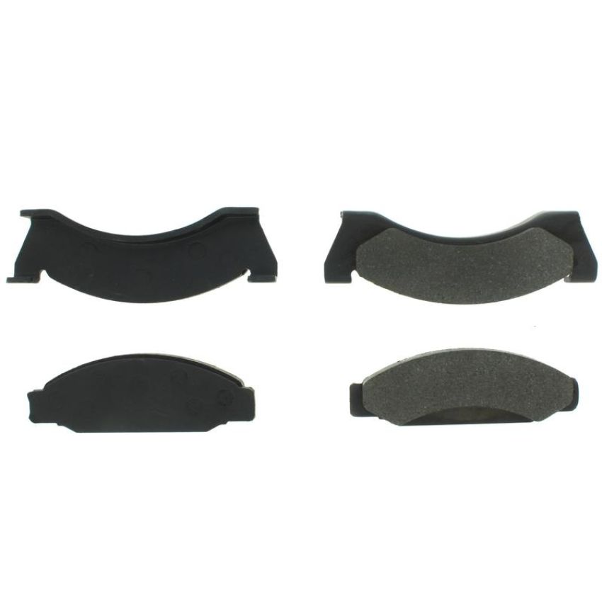 CENTRIC PARTS 102.00900 C-Tek Semi-Metallic Brake Pads with Shims