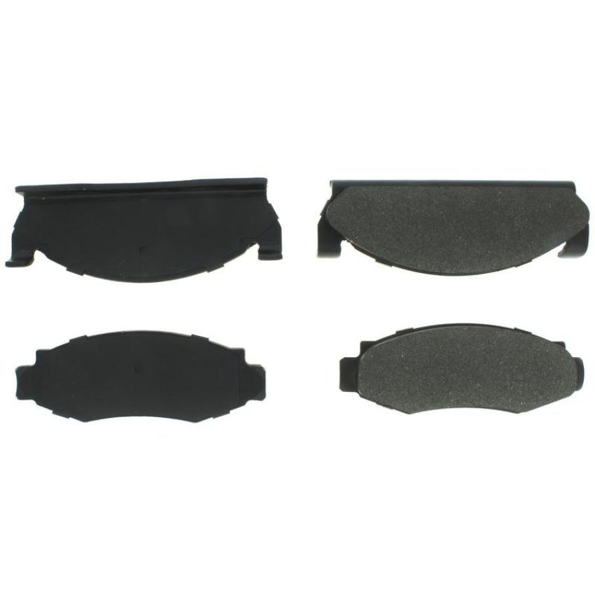 CENTRIC PARTS 102.00910 C-Tek Semi-Metallic Brake Pads with Shims