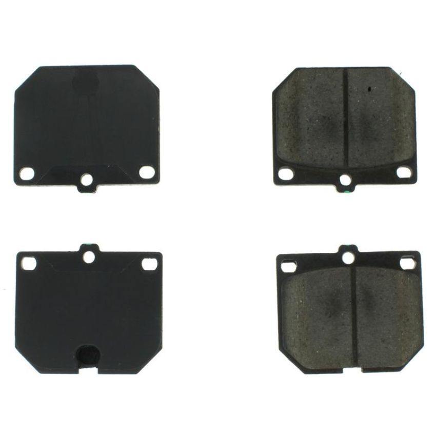 CENTRIC PARTS 102.01140 C-Tek Semi-Metallic Brake Pads with Shims