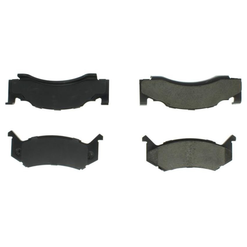 CENTRIC PARTS 102.01230 C-Tek Semi-Metallic Brake Pads with Shims