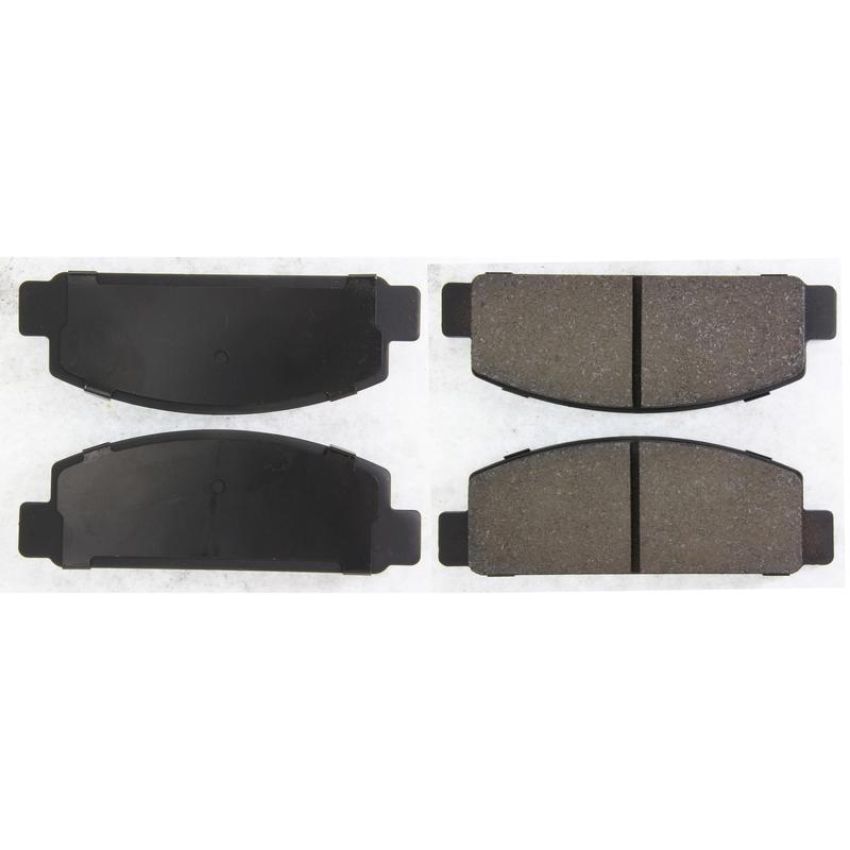 CENTRIC PARTS 102.01310 C-Tek Semi-Metallic Brake Pads with Shims