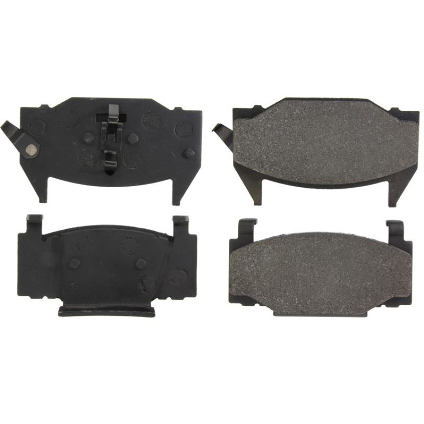 CENTRIC PARTS 102.01390 C-Tek Semi-Metallic Brake Pads with Shims