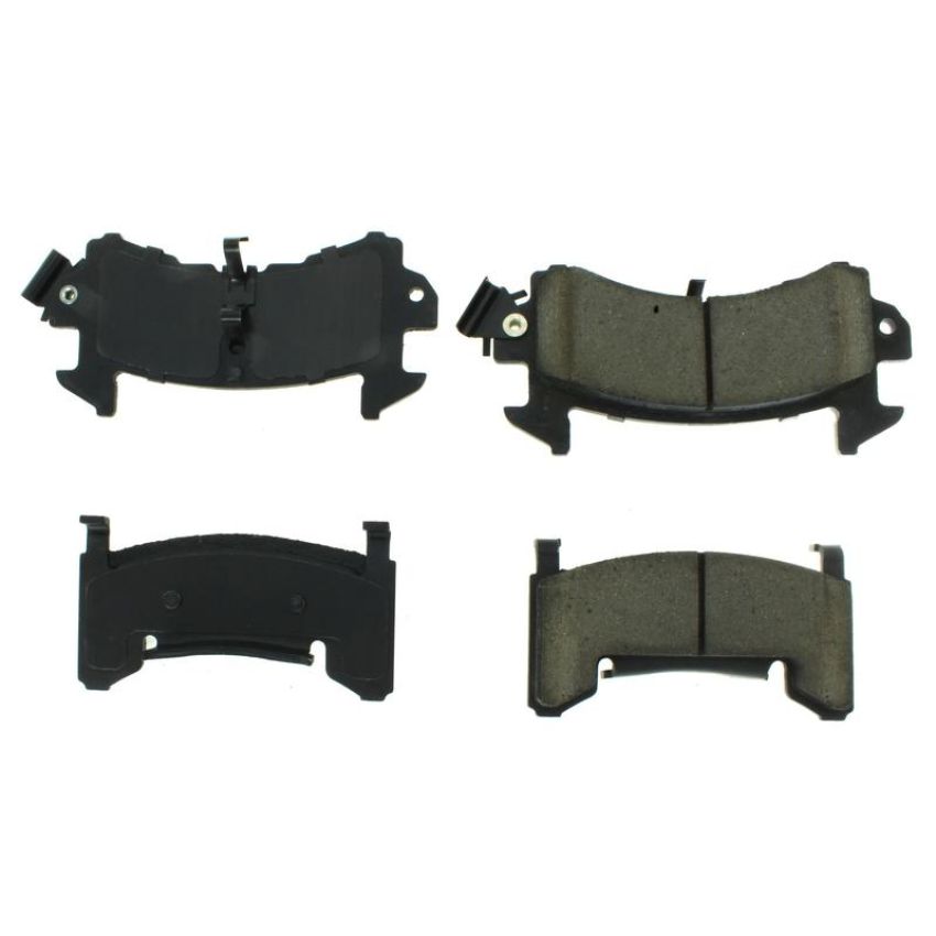 CENTRIC PARTS 102.01540 C-Tek Semi-Metallic Brake Pads with Shims