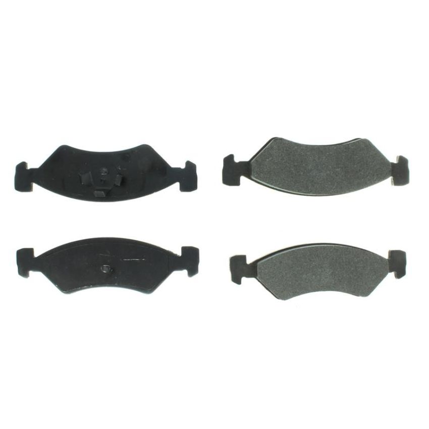 CENTRIC PARTS 102.01700 C-Tek Semi-Metallic Brake Pads with Shims