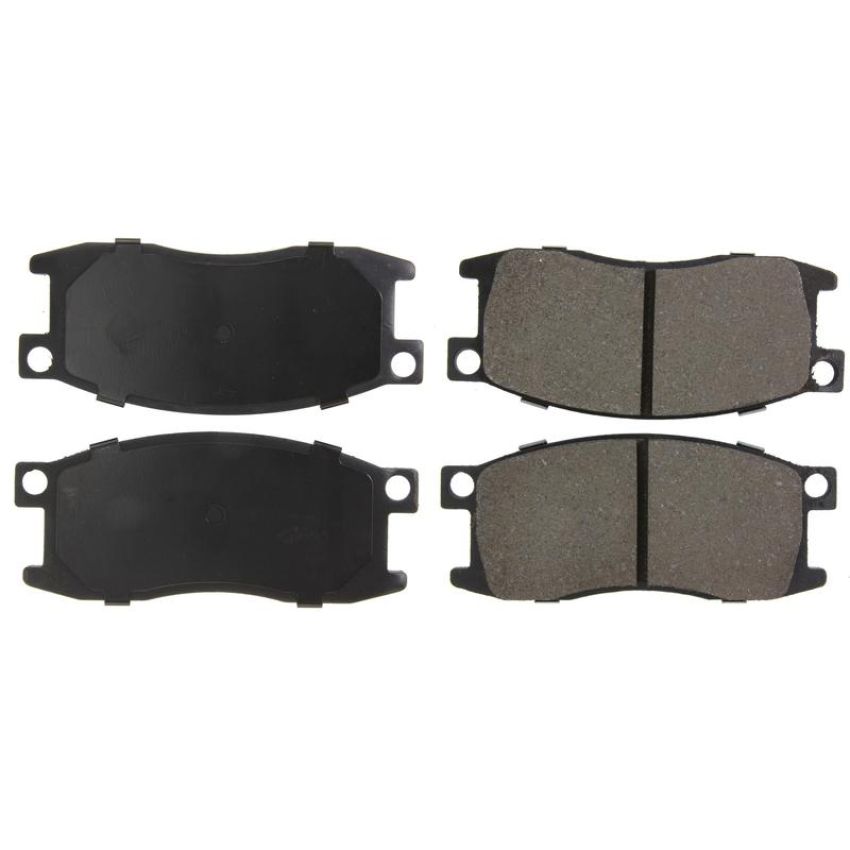 CENTRIC PARTS 102.01760 C-Tek Semi-Metallic Brake Pads with Shims