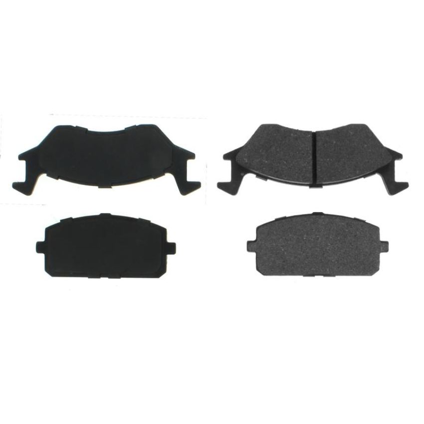 CENTRIC PARTS 102.01800 C-Tek Semi-Metallic Brake Pads with Shims