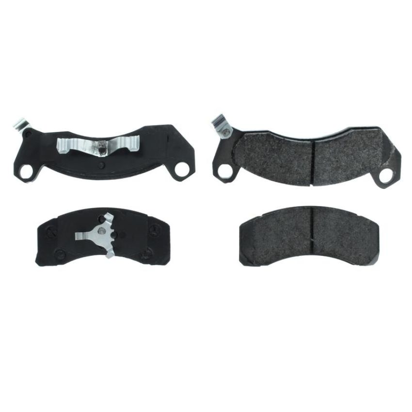 CENTRIC PARTS 102.02000 C-Tek Semi-Metallic Brake Pads with Shims